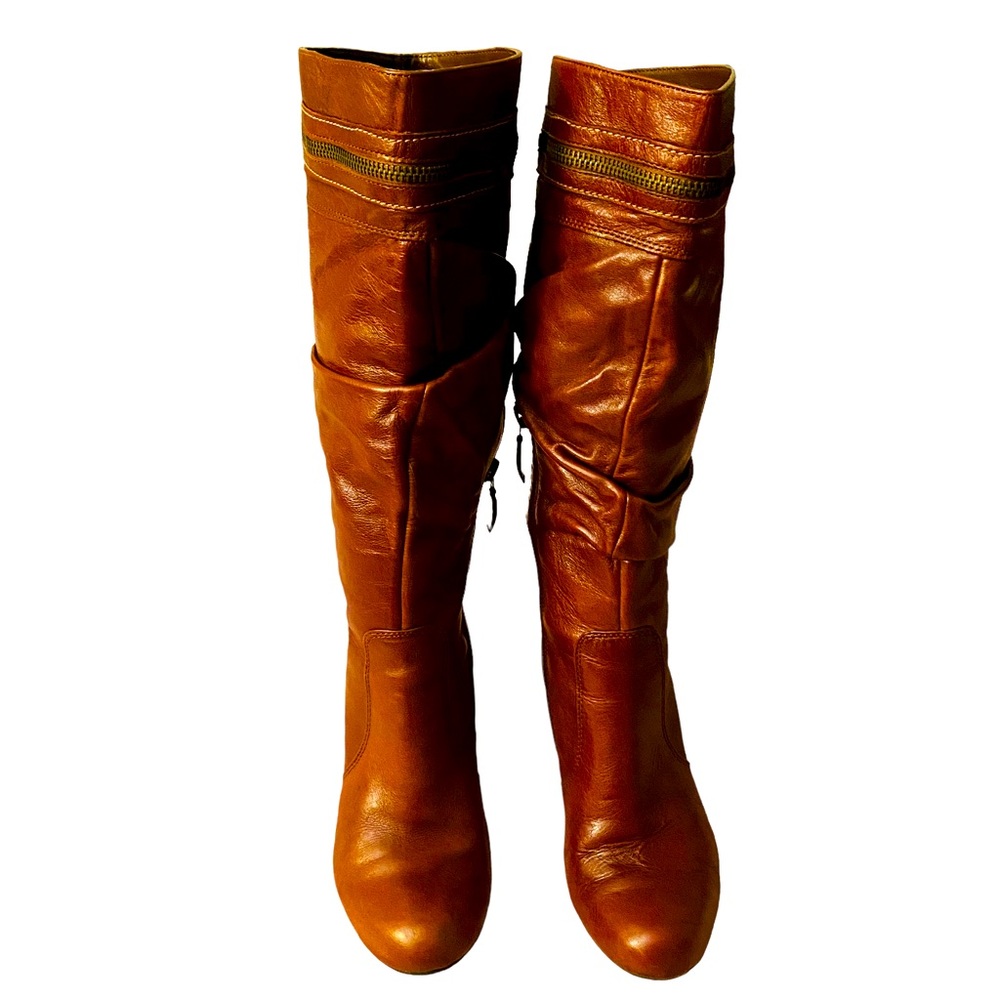 Guess GM Peter Leather Calf-High Slouchy
Heeled Boots size 6
